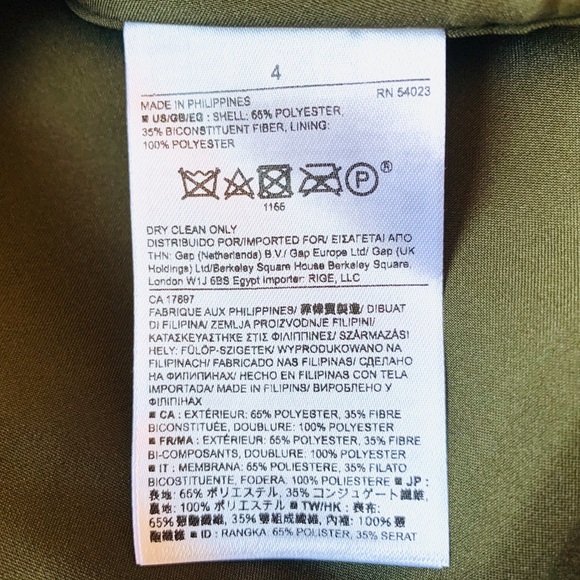 NWT Banana Republic Pleated Full Olive Satin Skirt - Picture 8 of 8